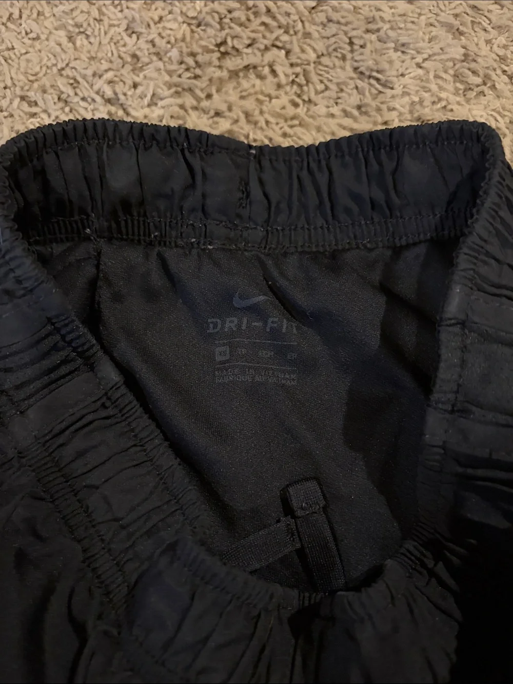 Nike Women’s Black Athletic Training Shorts with Swoosh